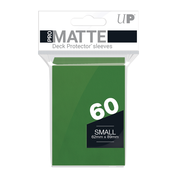 Ultra PRO: Small 60ct Sleeves - PRO-Matte (Green) - Just $0! Shop now at Retro Gaming of Denver