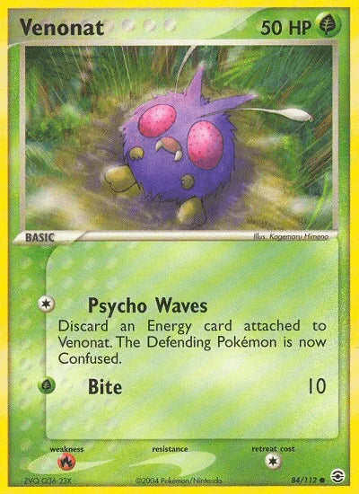 Venonat (84/112) [EX: FireRed & LeafGreen] - for just $0.20! 