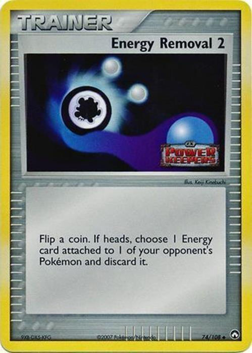 Energy Removal 2 (74/108) (Stamped) [EX: Power Keepers] - for just $0.90! 