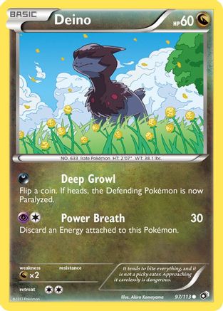 Deino 097/113 - Legendary Treasures Reverse Holofoil - for just $0.27! 