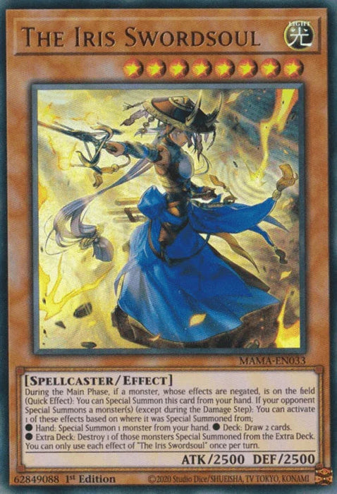 The Iris Swordsoul [MAMA-EN033] Ultra Rare - for just $0.10! 