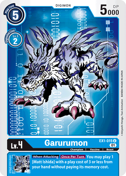 Garurumon [EX1-015] [Classic Collection] - Just $0.09! Shop now at Retro Gaming of Denver