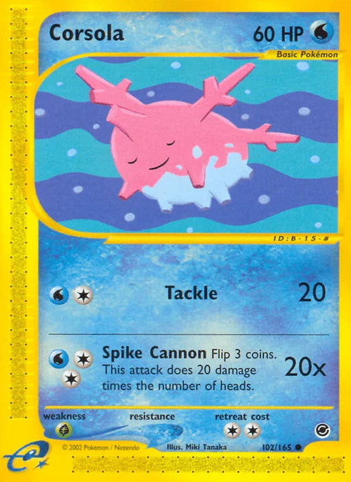 Corsola (102/165) [Expedition: Base Set] - for just $1.40! 