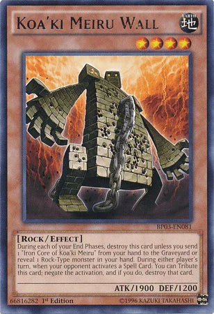 Koa'ki Meiru Wall [BP03-EN081] Rare - for just $0.10! 