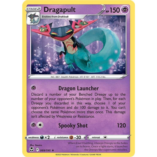 Dragapult (089/195) [Sword & Shield: Silver Tempest] - Just $0.05! Shop now at Retro Gaming of Denver