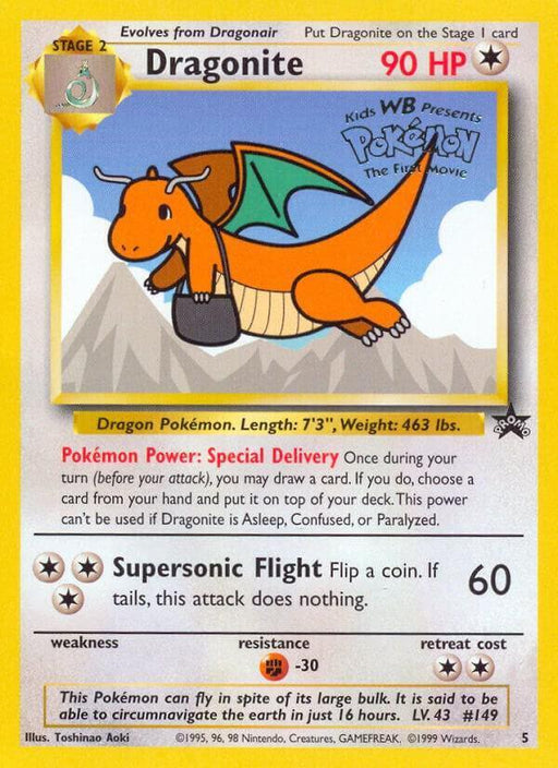 Dragonite (5) [Wizards of the Coast: Black Star Promos] - for just $27.85! 