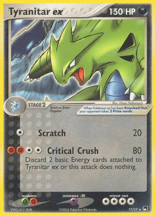 Tyranitar ex (17/17) [POP Series 1] - for just $20.10! 