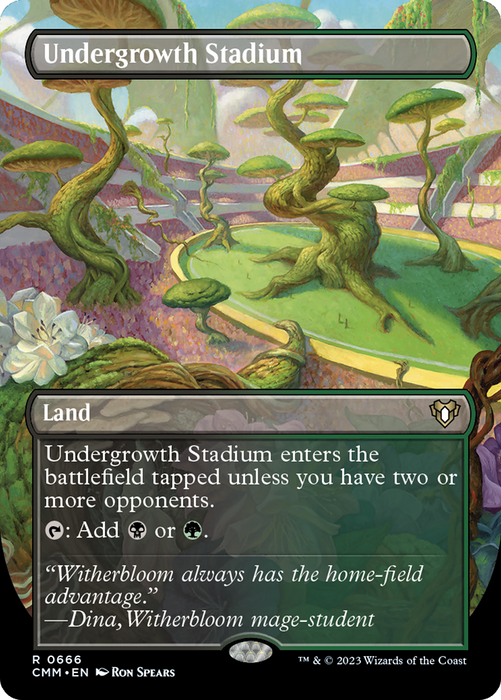 Undergrowth Stadium (CMM-666) - Commander Masters (Borderless) - for just $3.77! 