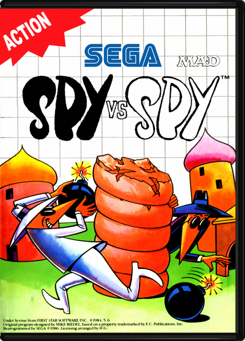 Spy vs. Spy – Sega Master System (SMS) - for just $19.99! 