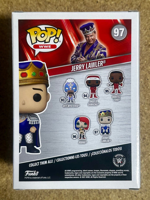 Jerry “The King” Lawler Signed WWE Wrestling Funko Pop! #97 With JSA COA - for just $90! 