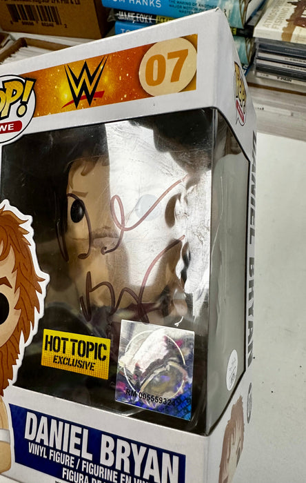 WWE Daniel Bryan Signed Funko Pop! (Red) #07 Vaulted 2014 Danielson With JSA COA - for just $240! 