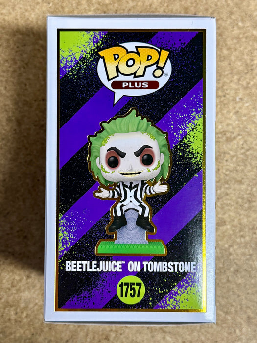 Funko Pop! Plus Movies Beetlejuice On Tombstone #1757 Beetlejuice 2024 - for just $20! 