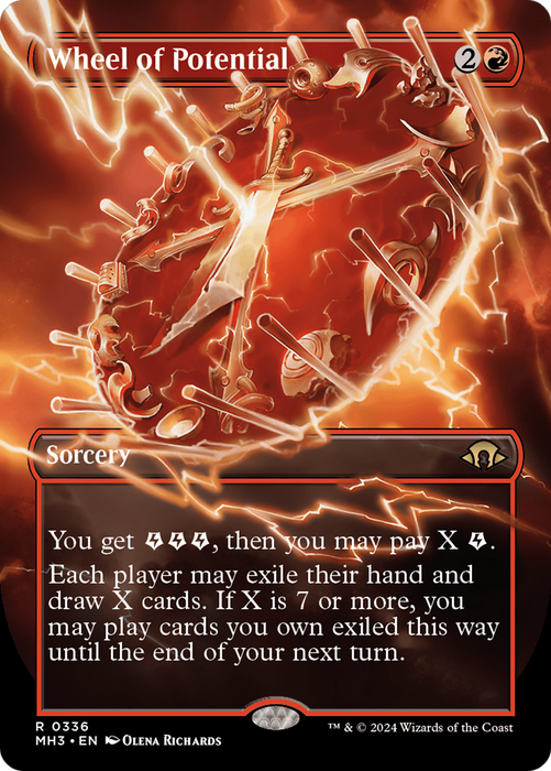Wheel of Potential (Borderless) (MH3-336) - Modern Horizons 3 (Borderless) - for just $0.14! 