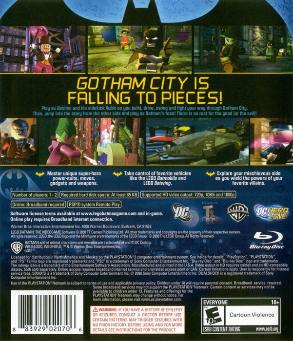 LEGO Batman: The Videogame – PlayStation 3 (PS3) - for just $13.99! 