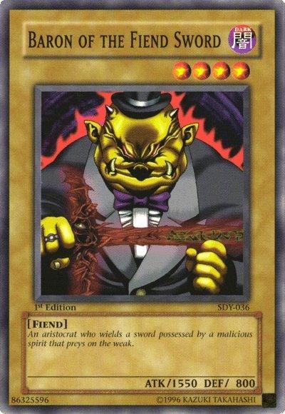 Baron of the Fiend Sword [SDY-036] Common - for just $0.25! 