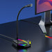 EliteAudio Pro X1 RGB Gaming Mic | Black & Crimson Edition — High-Gain USB Condenser Microphone for PC & Laptop - for just $37.98! 