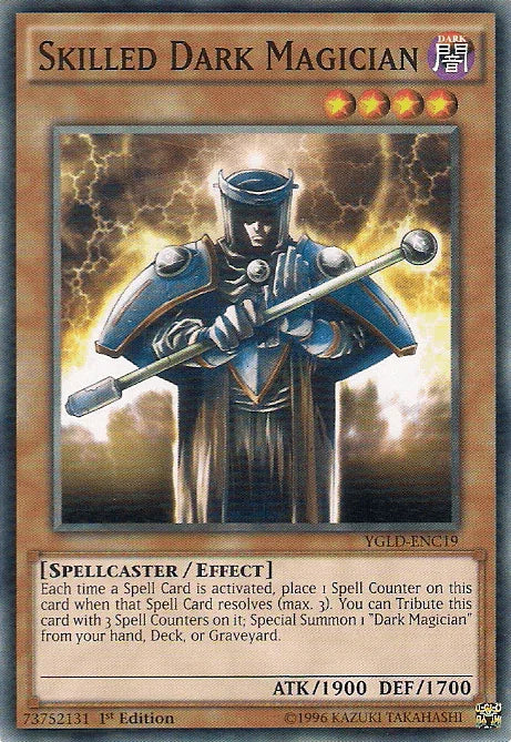 Skilled Dark Magician [YGLD-ENC19] Common - for just $0.15! 