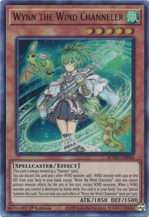 Wynn the Wind Channeler [ROTD-EN086] Ultra Rare - for just $0.30! 