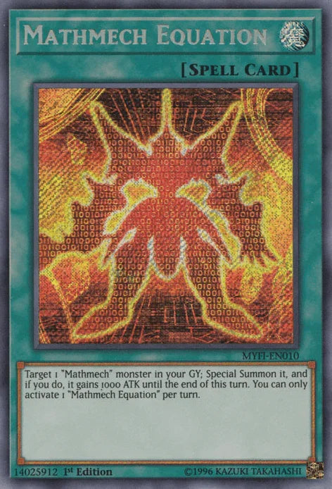 Mathmech Equation [MYFI-EN010] Secret Rare - for just $0.25! 