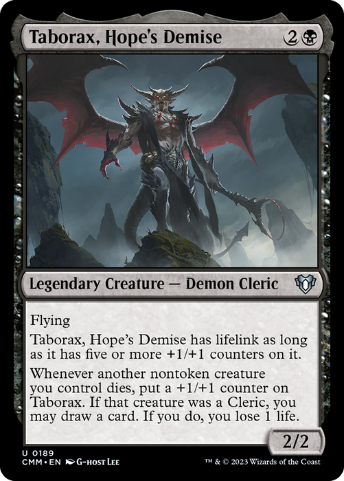 Taborax, Hope's Demise (CMM-189) - Commander Masters - for just $0.07! 