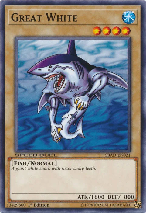 Great White [SBAD-EN021] Common - for just $0.10! 
