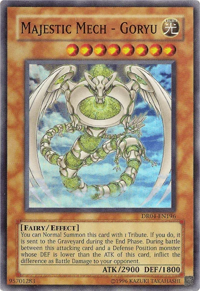 Majestic Mech - Goryu [DR04-EN196] Super Rare - for just $1.70! 
