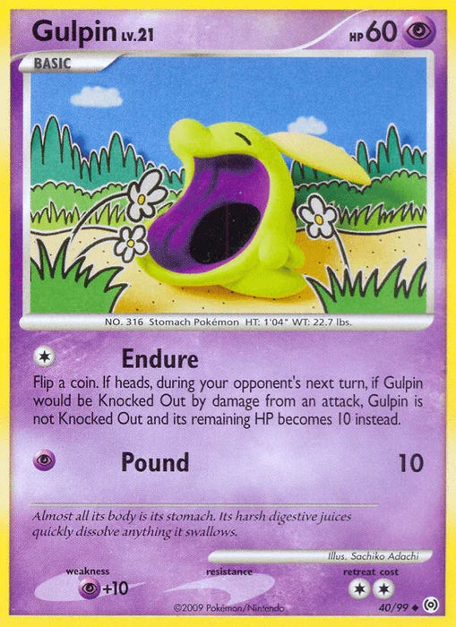 Gulpin (40/99) [Platinum: Arceus] - for just $0.50! 
