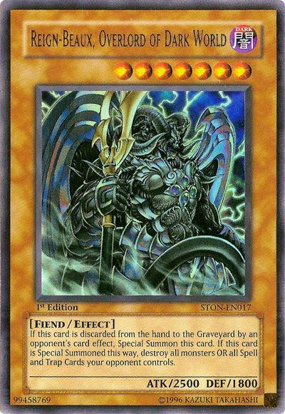 Reign-Beaux, Overlord of Dark World [STON-EN017] Ultra Rare - for just $3.15! 