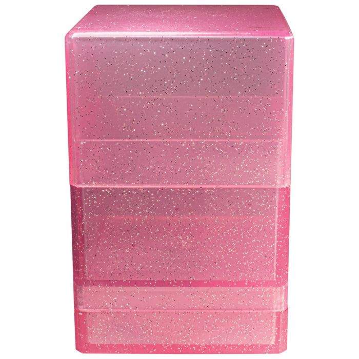 Ultra PRO: Satin Tower - Glitter Pink - for just $0! 