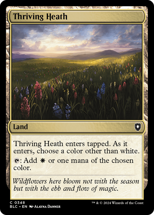 Thriving Heath (BLC-348) - Bloomburrow Commander - for just $0.08! 