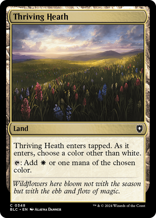 Thriving Heath (BLC-348) - Bloomburrow Commander - for just $0.08! 