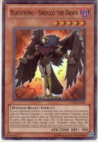 Blackwing - Sirocco the Dawn [TU04-EN003] Super Rare - for just $69.05! 