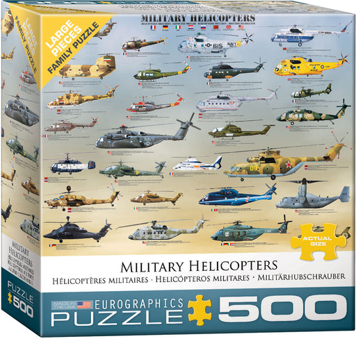 Puzzle: Family Oversize Puzzles - Military Helicopters - for just $16.99! 