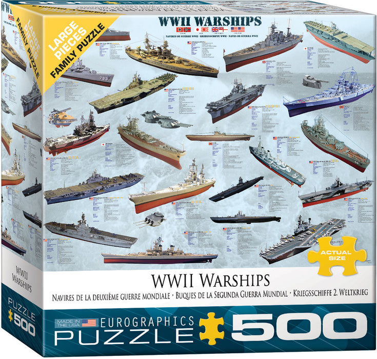 Puzzle: Family Oversize Puzzles - WWII War Ships - for just $16.99! 