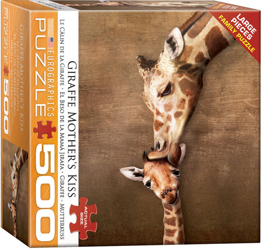 Puzzle: Family Oversize Puzzles - Giraffe Mother's Kiss - for just $16.99! 