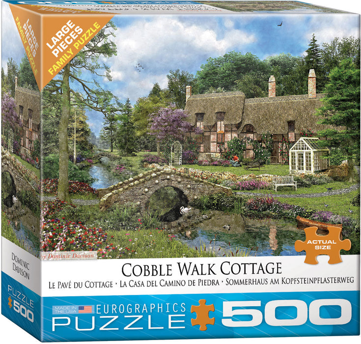 Puzzle: Family Oversize Puzzles - Cobble Walk Cottage by Dominic Davison - for just $16.99! 