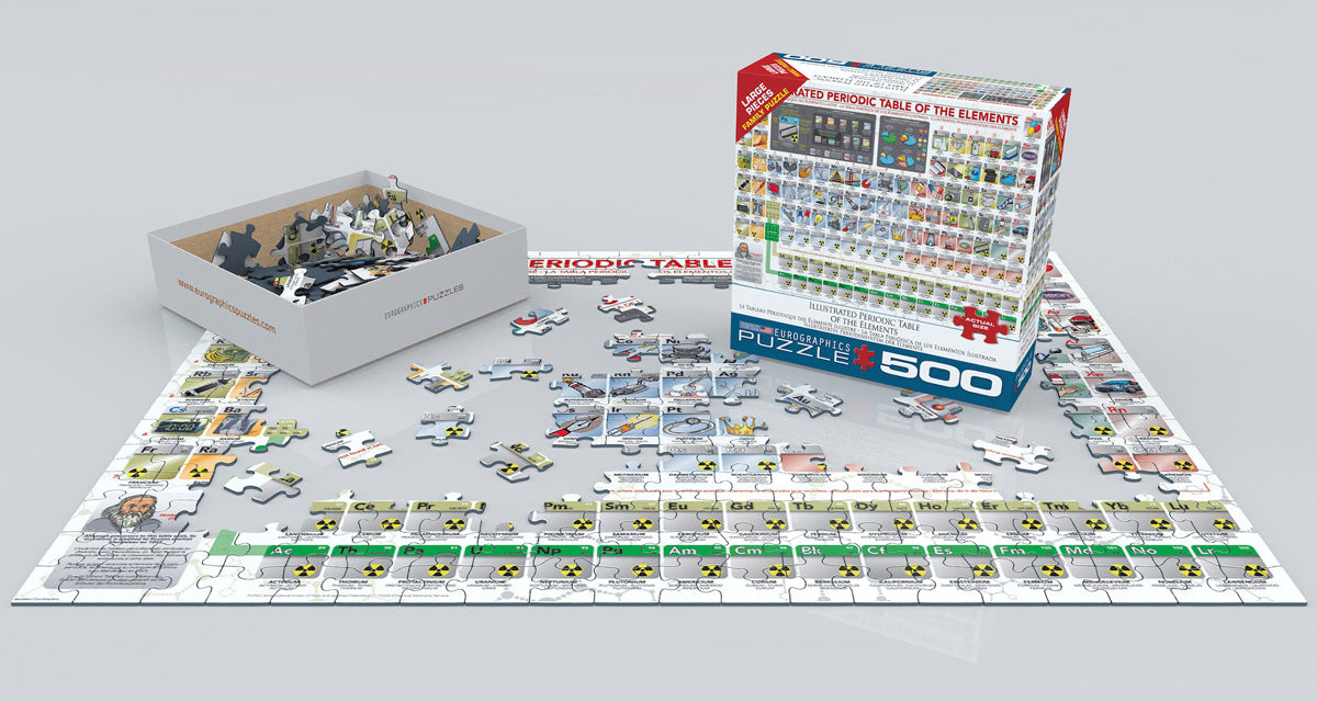 Puzzle: Family Oversize Puzzles - Illustrated Periodic Table of the Elements - for just $16.99! 