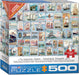 Puzzle: Variety 500 Pieces - Sailing Ships Vintage Stamps - for just $16.99! 