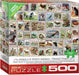 Puzzle: Variety 500 Pieces - Animals of North America - Vintage Stamps - for just $16.99! 