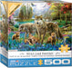 Puzzle: Family Oversize Puzzles - Wolf Lake Fantasy - for just $16.99! 