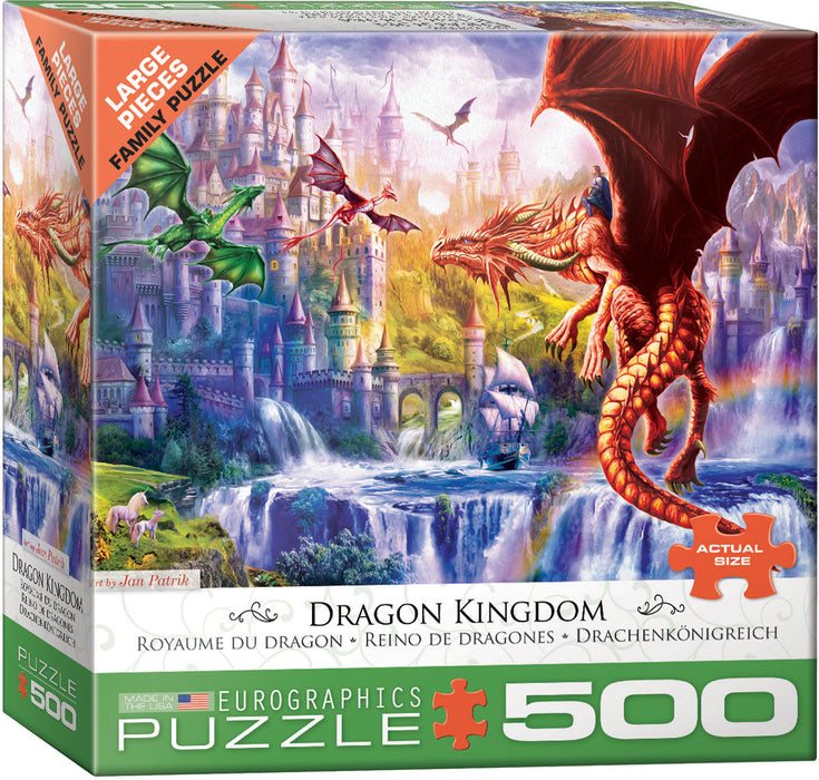 Puzzle: Family Oversize Puzzles - Dragon Kingdom - for just $16.99! 