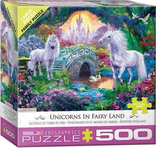 Puzzle: Family Oversize Puzzles - Unicorns in Fairy Land - for just $16.99! 
