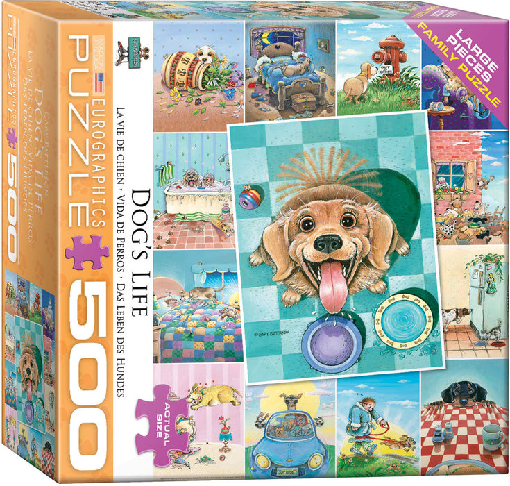 Puzzle: Family Oversize Puzzles - Dog's Life - for just $16.99! 
