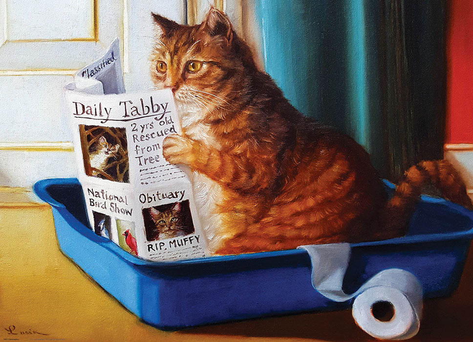 Puzzle: Variety 500 Pieces - Kitty Throne by Lucia Heffernan - for just $16.99! 