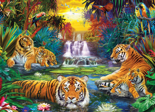 Puzzle: Variety 500 Pieces - Tiger's Eden - for just $16.99! 