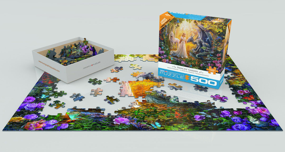 Puzzle: Variety 500 Pieces - Princess' Garden - for just $16.99! 