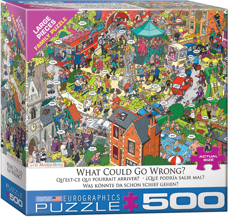 Puzzle: Variety 500 Pieces - What Could go Wrong? by Martin,Berry - for just $16.99! 