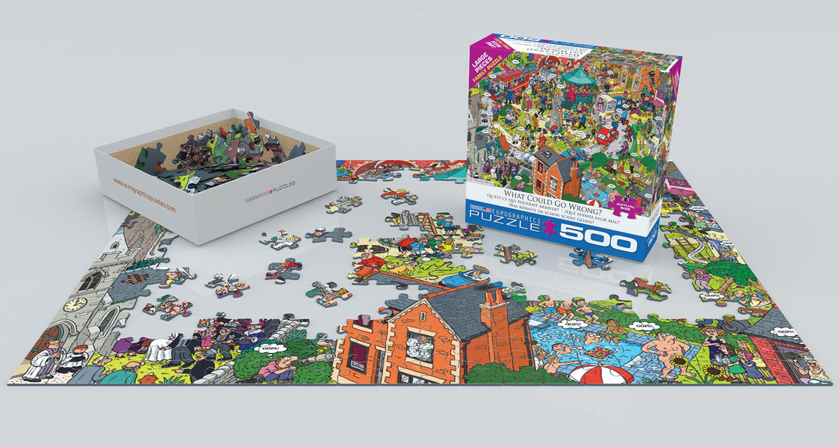 Puzzle: Variety 500 Pieces - What Could go Wrong? by Martin,Berry - for just $16.99! 