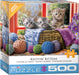 Puzzle: Family Oversize Puzzles - Knittin' Kittens - for just $16.99! 