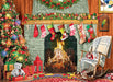 Puzzle: Family Oversize Puzzles - Christmas by the Fireplace - for just $16.99! 